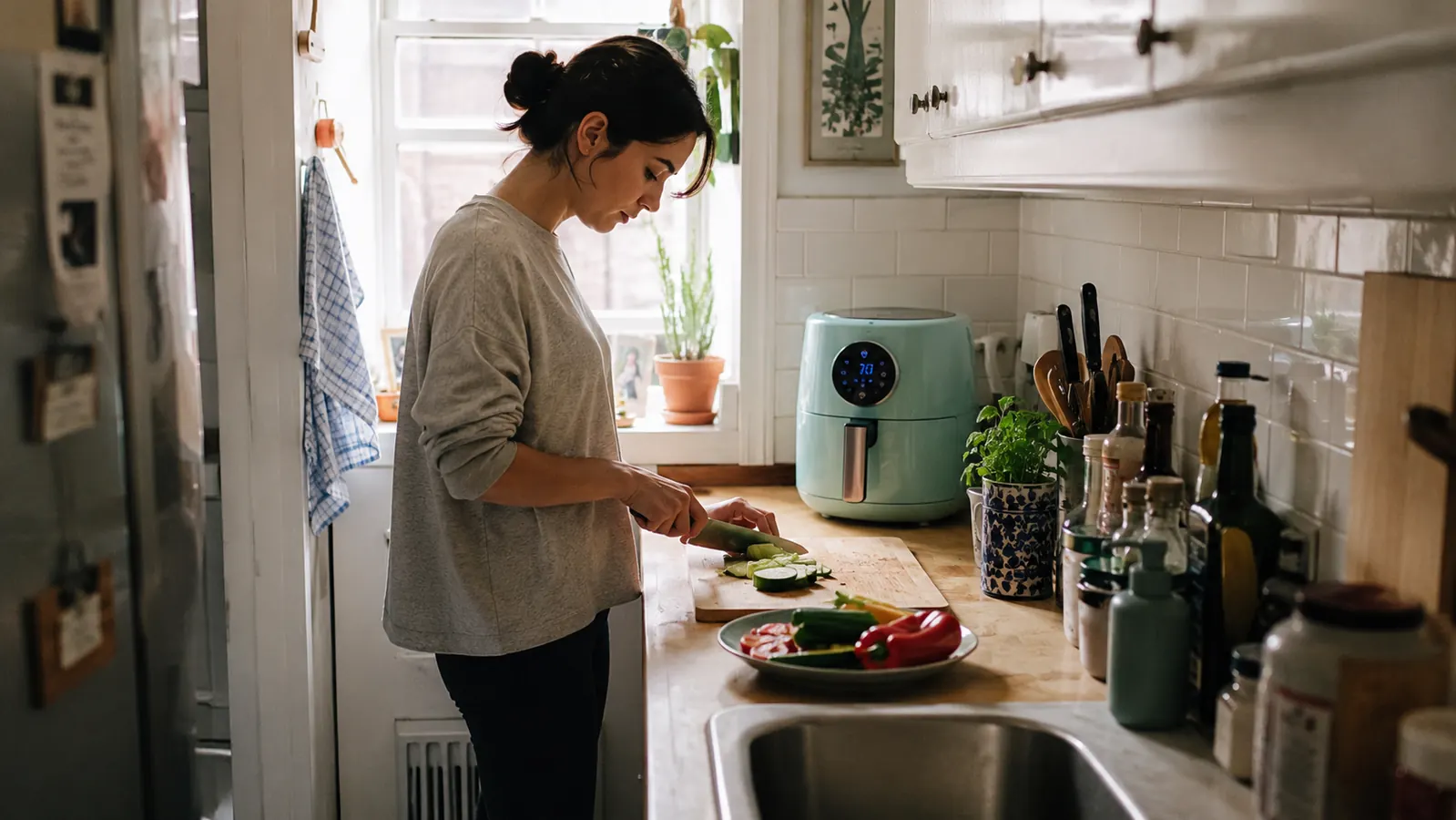 How a $42 Air Fryer Saved My Tiny Apartment Kitchen